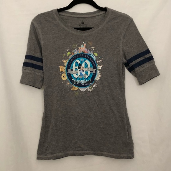 Disneyland 60th Diamond Celebration Gray Shirt, S - Picture 2 of 7